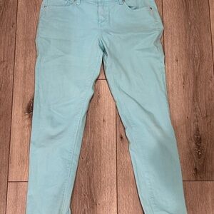 New York & Company Light Blue Straight Leg Jeans